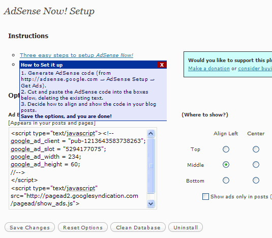 adsense now plugins