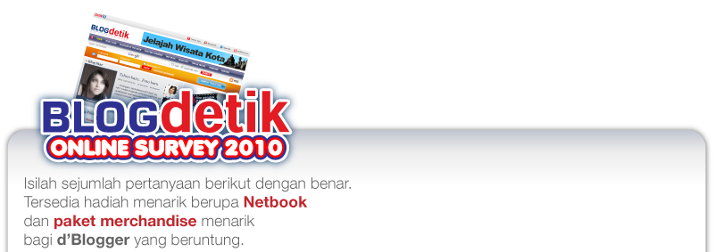 Win Netbook from Blogdetik Online Survey 2010