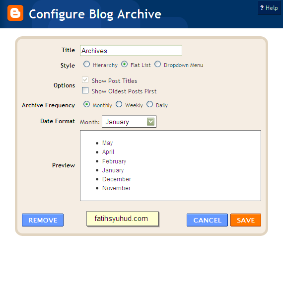 Archive Duplicate Content in Blogger Blogspot
