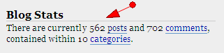 blogsome number of posts