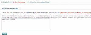clicksor signup step 4 enter website blog relevant keywords clicksor signup step 4 enter website blog relevant keywords