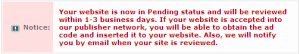 clicksor signup step 5 waiting for clicksor review clicksor signup step 5 waiting for clicksor review