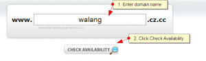 How to register cz.cc free domain