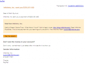 infolinks payment proof infolinks payment proof