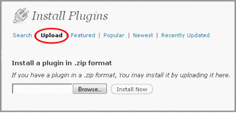 wordpress plugins by upload