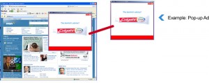 pop-up ads