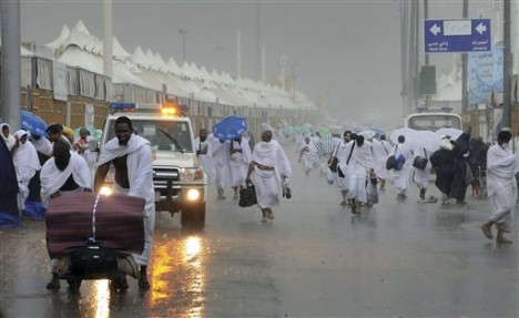 Flood in Mekkah Saudi Arabia during Hajj 2009/2010