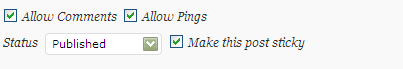 WordPress Sticky Post