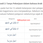 Informasi Pribadi 2: Tanya Pekerjaan dalam bahasa Arab