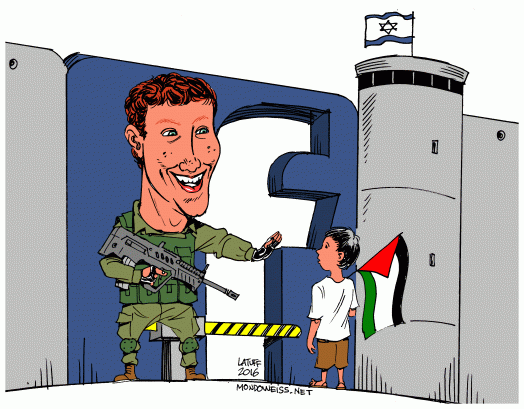 facebook bans palestine name