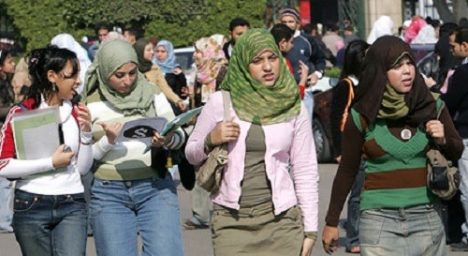 Egyptian student dissipated her father's life sentence grief with superiority in class