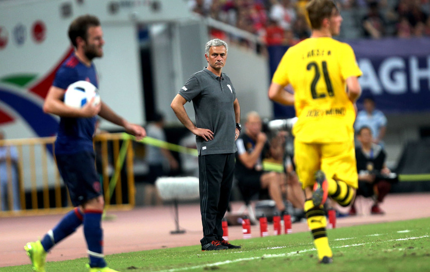 Dortmund vs Mourinho's United Team